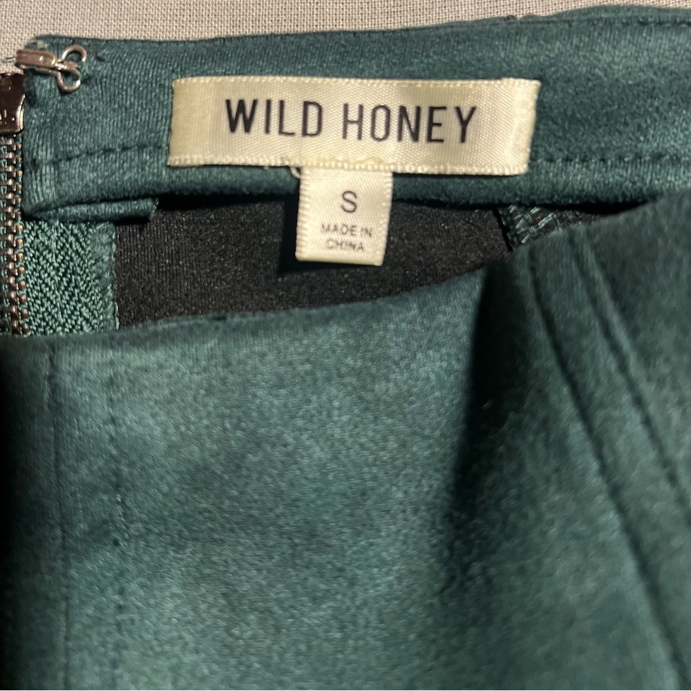 Wild Honey Emerald Green Skirt